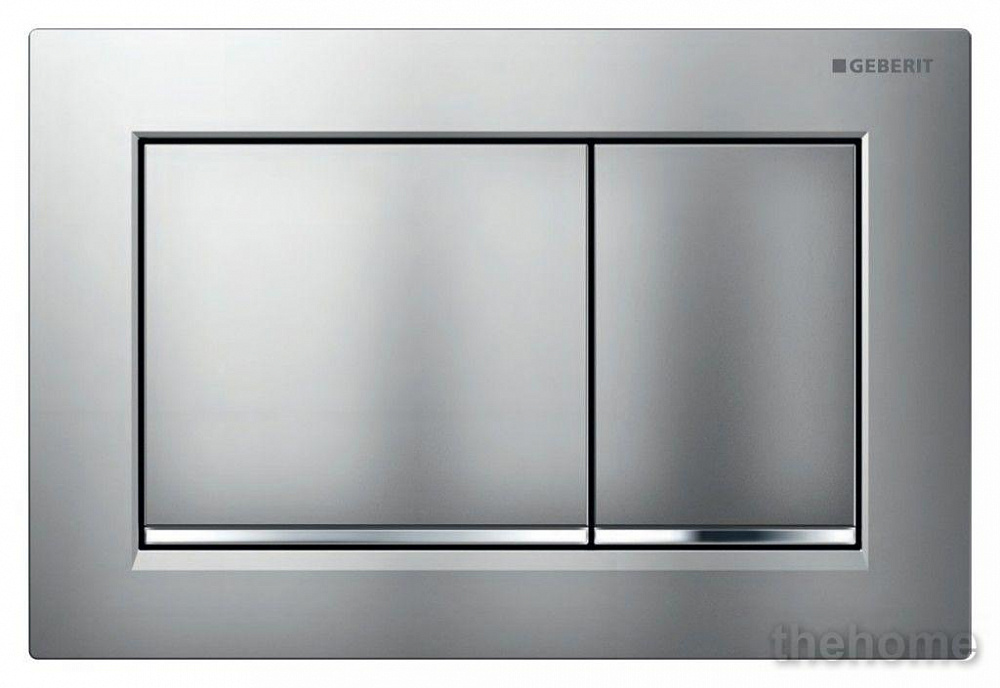 Клавиша смыва для унитаза Geberit Omega 30 115.080.KN.1 хром/матовый хром/глянцевый хром - TheHome