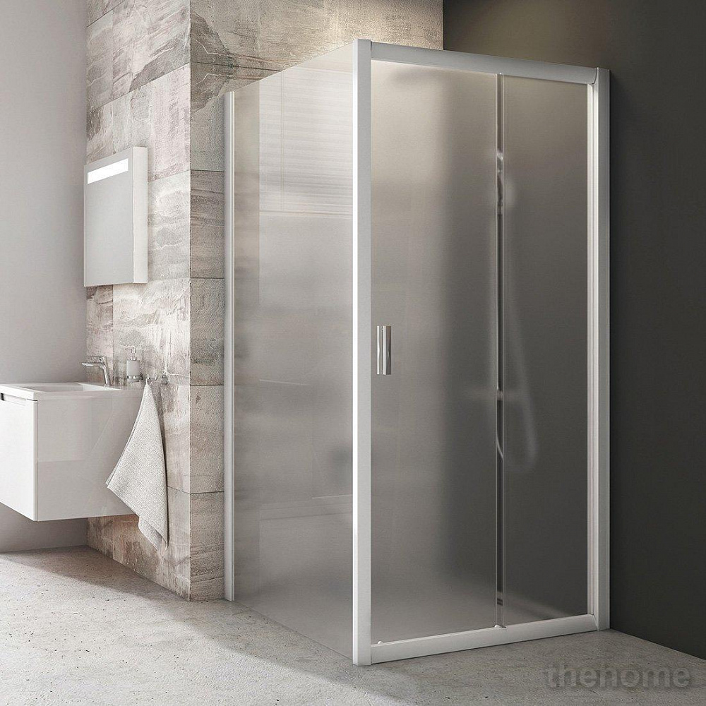 Душевая дверь Ravak BLIX BLDP2-110 белый+ Grape - TheHome