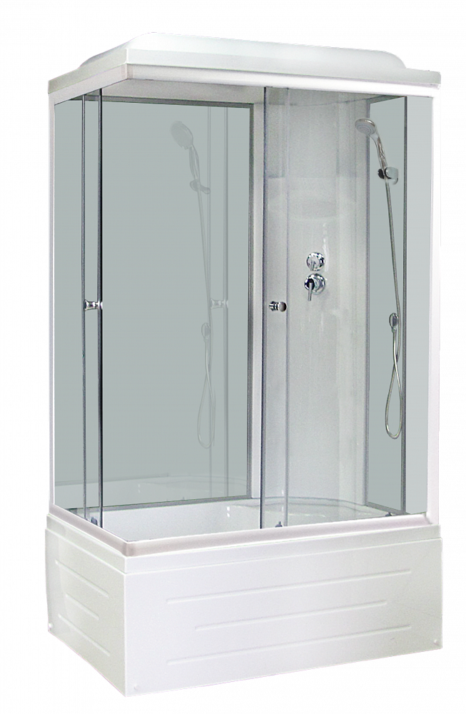 Душевая кабина Royal Bath 8100BP6-WTбелое/прозрачное правая - TheHome