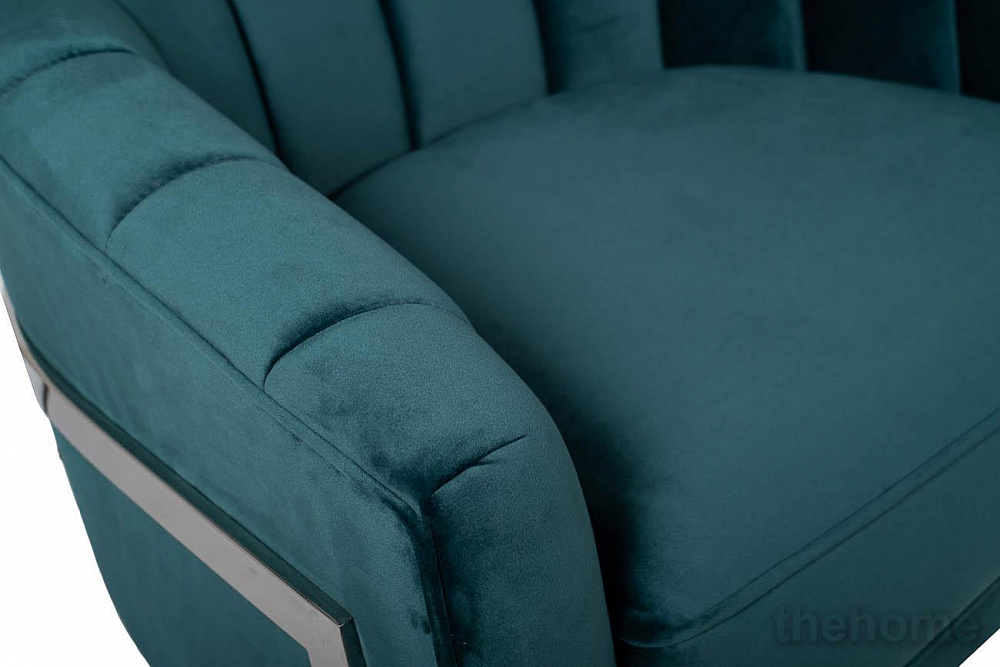 ZW-777 GRN SS Кресло велюр сине-зеленый 77*70*71см Garda Decor - 3