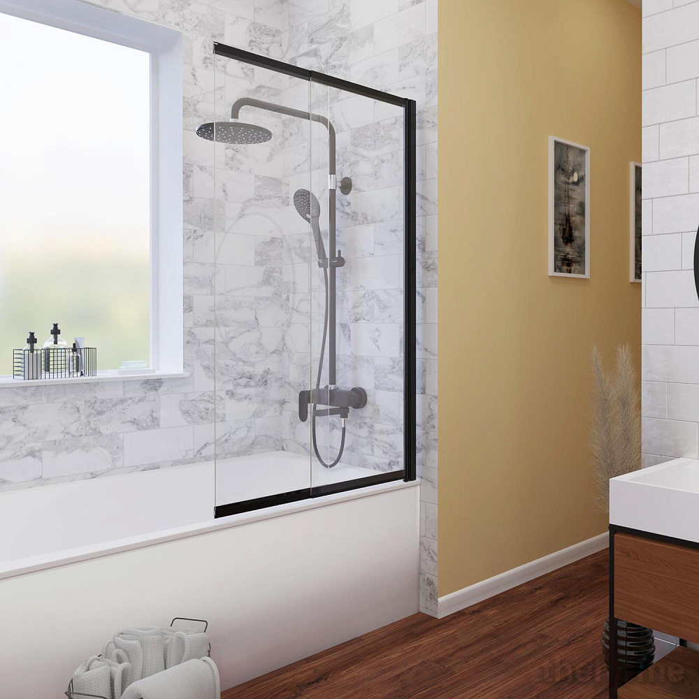 Шторка на ванну Wasserkraft Dill 61S02-100 WasserShutz, 9063356 - 2