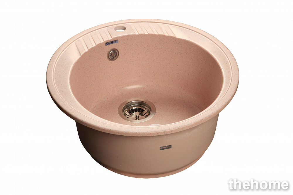 Кухонная мойка GranFest Rondo GF-R520 429017 светло-розовая - TheHome