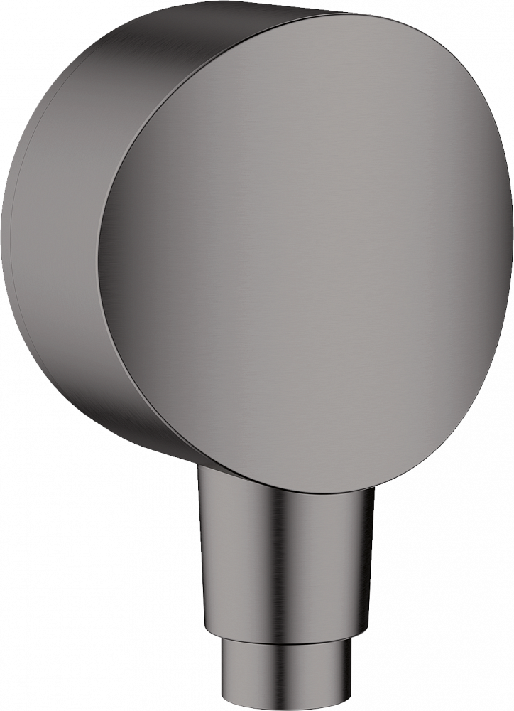 Шланговое подключение Hansgrohe FixFit S 26453340, шлифованный черный хром - TheHome