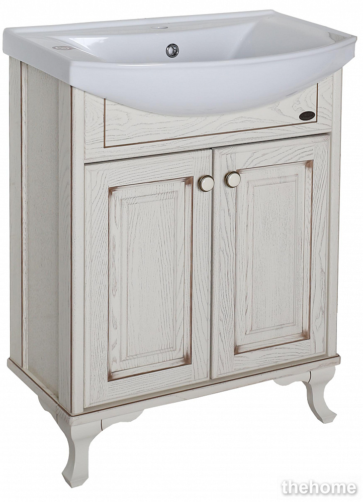 Тумба под раковину ASB-Woodline Верона 65 9076 бежевая - TheHome