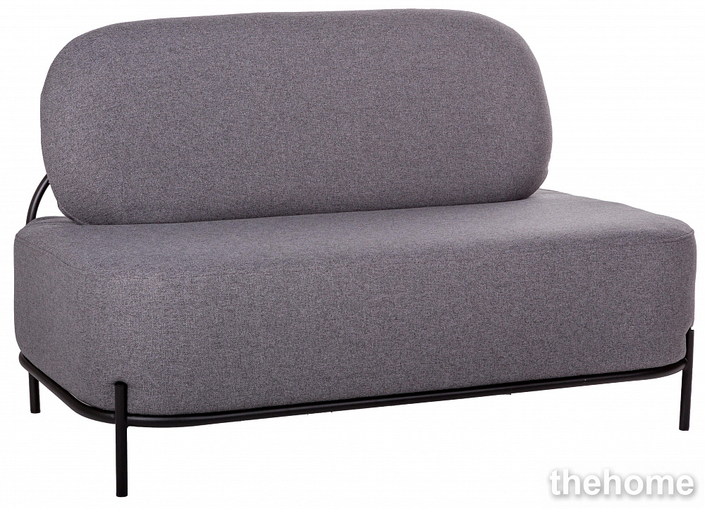Диван R-Home Gawaii 2-х мест Тем серый - TheHome
