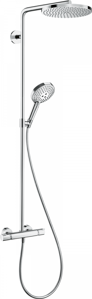 Душевая стойка Hansgrohe Raindance Select Showerpipe S 240 1jet PowderRain 27633000, хром - TheHome