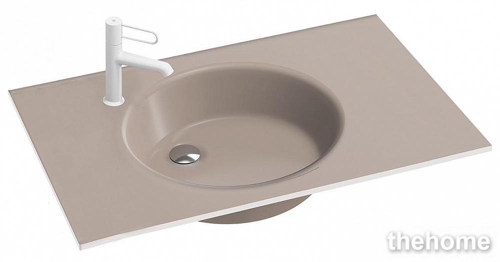 Стеклянная раковина Jacob Delafon Odeon Rive Gauche EB2564-DE3 100 см бронза матовая - TheHome