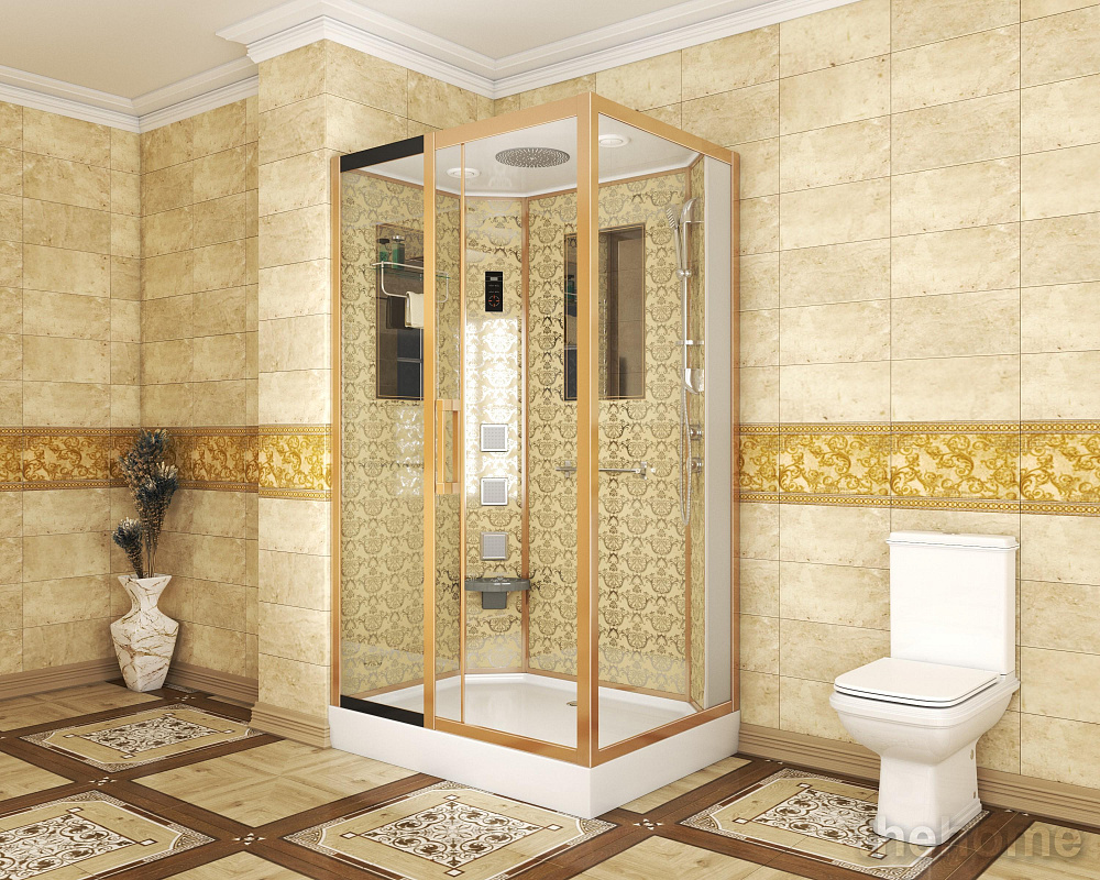 Душевая кабина Niagara Luxe NG-7711GL 120x90x220 левая с гидромассажем стекло прозрачное - 3