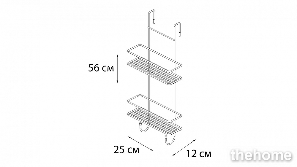 Полка Fixsen FX-740B-2 черный - 3