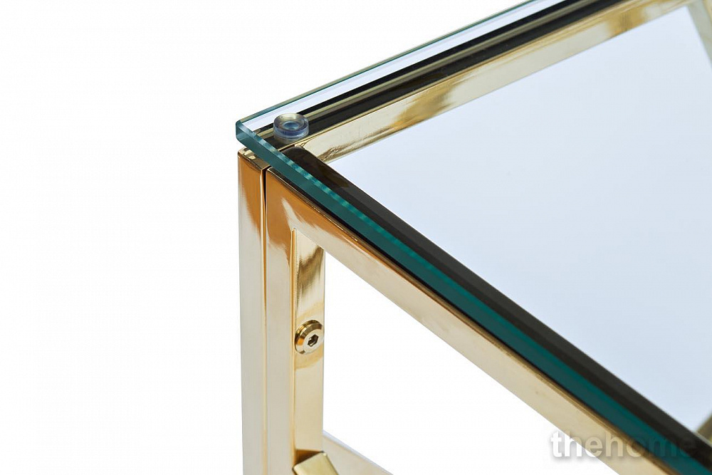 GY-CST2051214GOLD Консоль прозрачное стекло/золото30*115*78см Garda Decor - 3