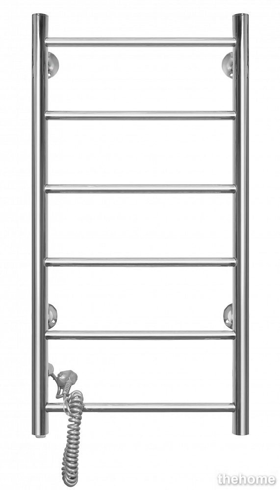 Полотенцесушитель электрический Domoterm Аврора DMT 109-6 40х80 EK L, хром - TheHome