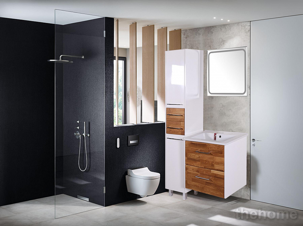 Зеркало ASB-Woodline Оскар 65 10234 белое - 4