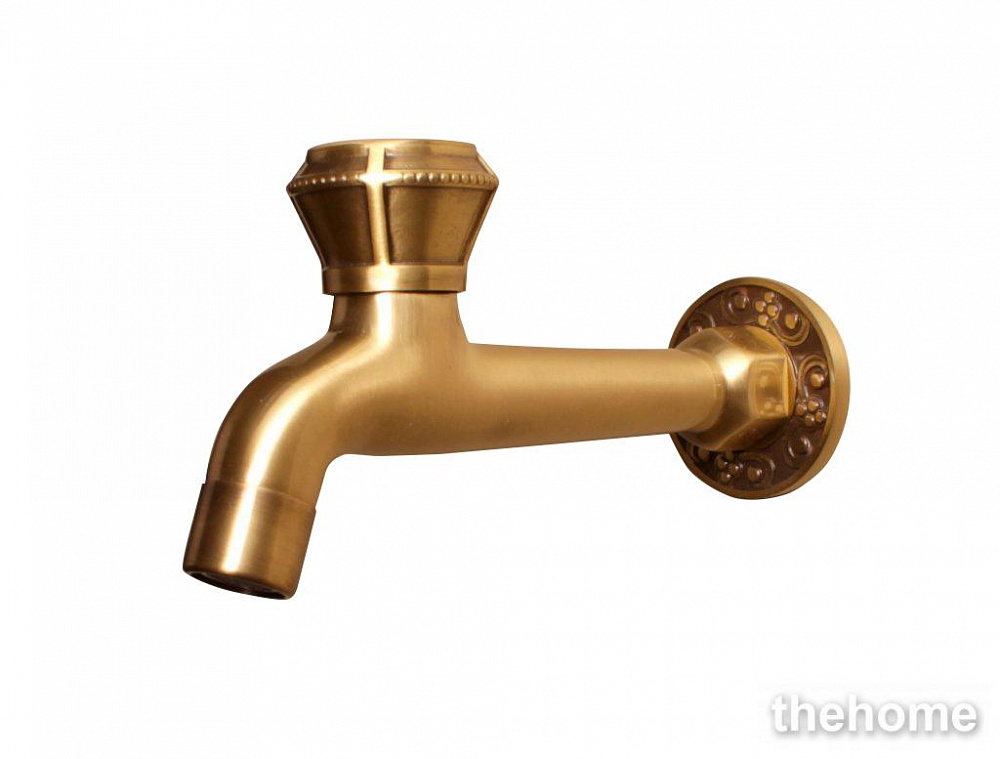 Сливной кран Bronze de Luxe длинный насадка- "под шланг" 21596/2 - TheHome