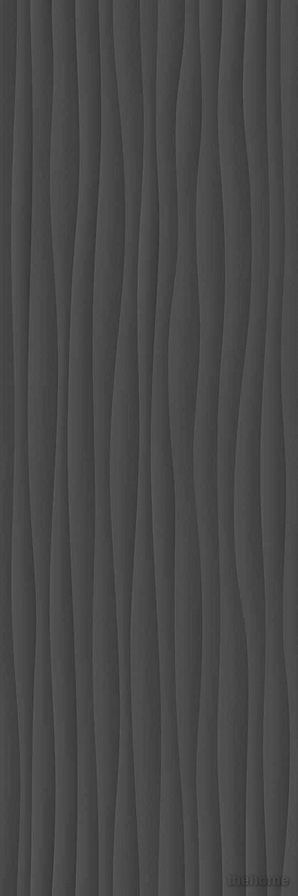 Плитка Eclettica Anthracite Struttura Wave 3D 40x120 - TheHome