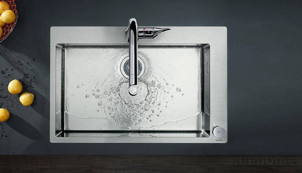 Смеситель Hansgrohe Metris для кухонной мойки 73806000 хром - 6