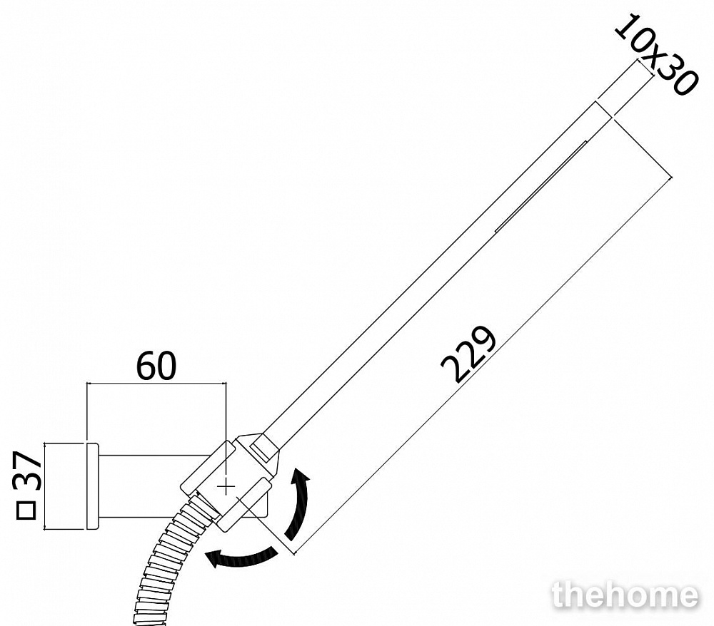 Душевой гарнитур Paffoni Level ZDUP059CR - 2