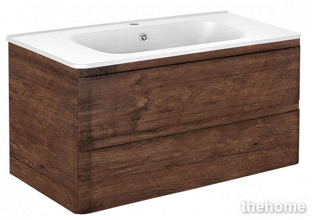 Тумба под раковину Vincea Vico 100 см подвесная, ящики soft close, R.Wood - TheHome