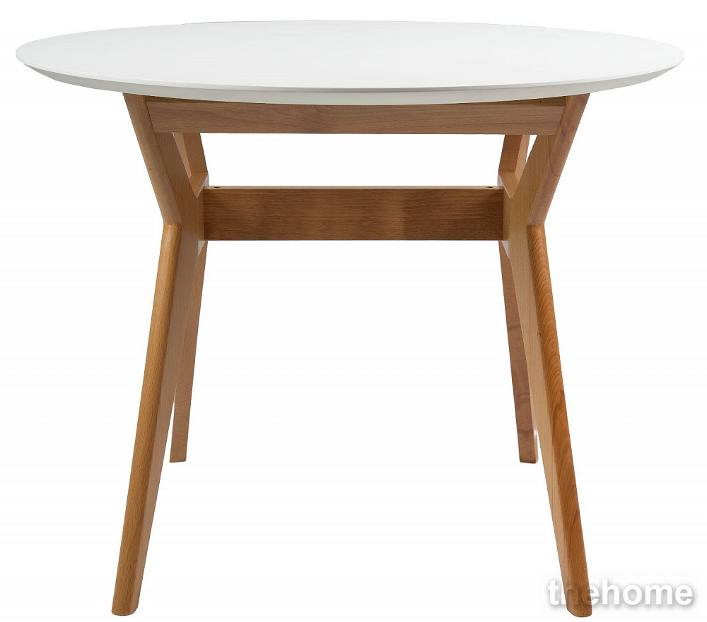 Стол R-Home Нарвик круглый д.960 Белый - 2