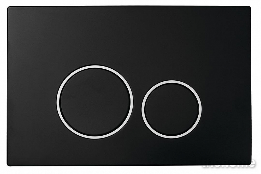 Клавиша смыва для инсталляции Boheme BLACK CHROMO 662 круглая - TheHome