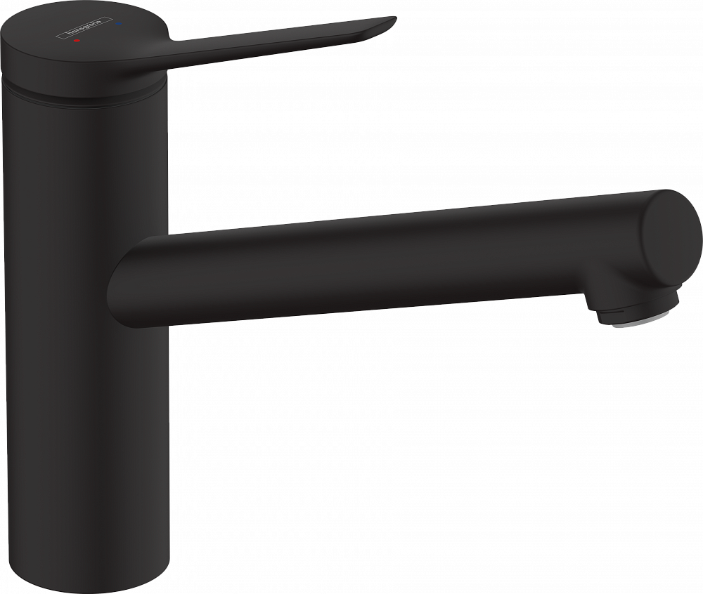 Смеситель Hansgrohe Zesis M33 74802670 для кухонной мойки, матовый черный - TheHome