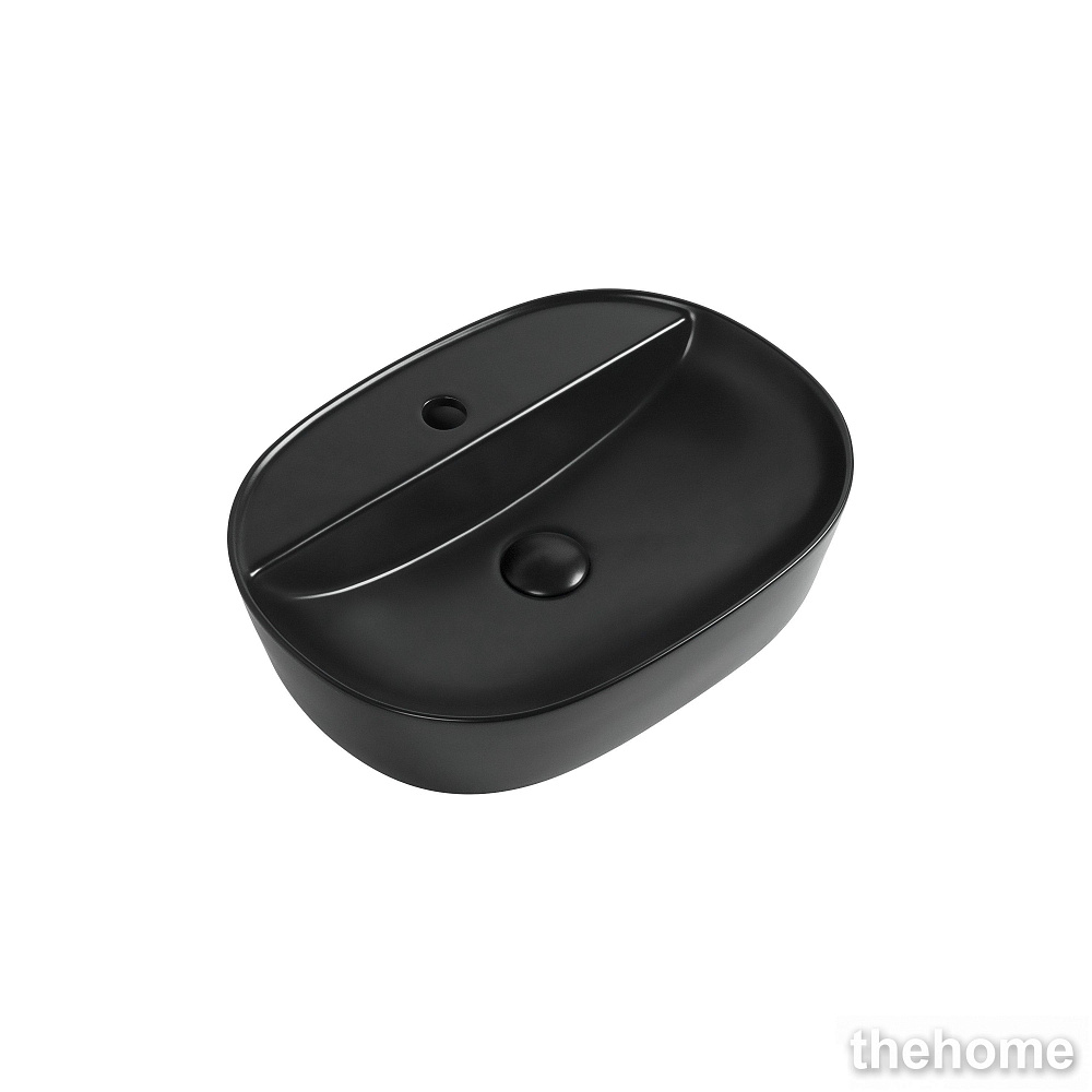 Раковина Aquanet Lake-2-MB 273672 40 см матовый черный - TheHome