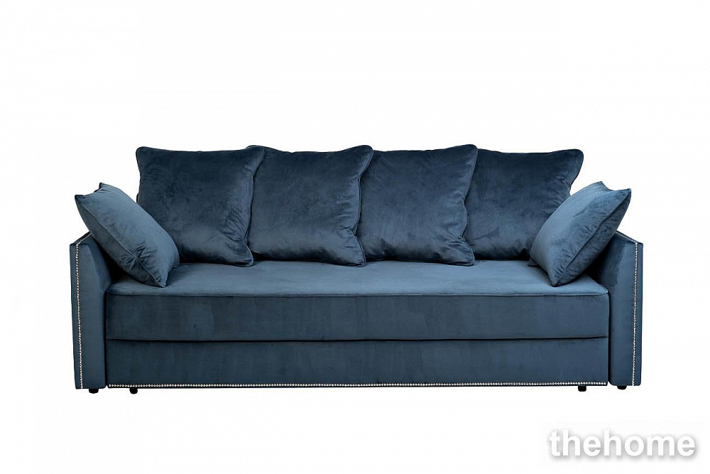 Диван Mores трехмест. раскл., велюр бирюзовый Bel36 226*103*94см Garda Decor - TheHome