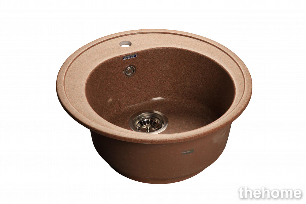 Кухонная мойка GranFest Rondo GF-R510 417506 терракот - TheHome