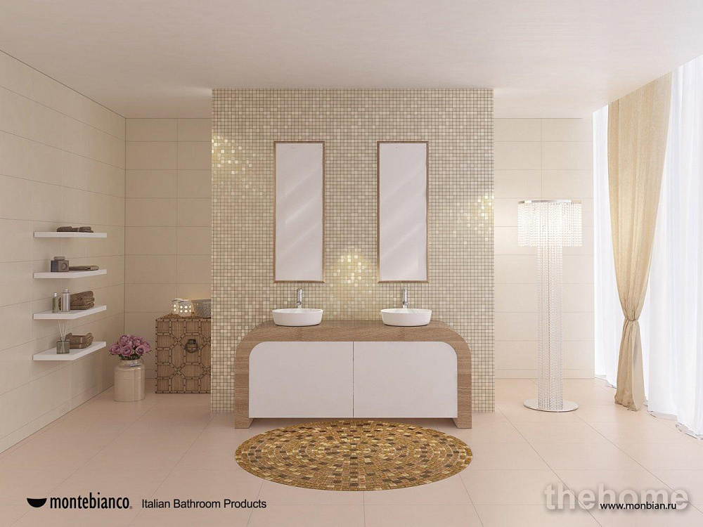 Раковина Montebianco Isola Bella 42x42x11 см - 7