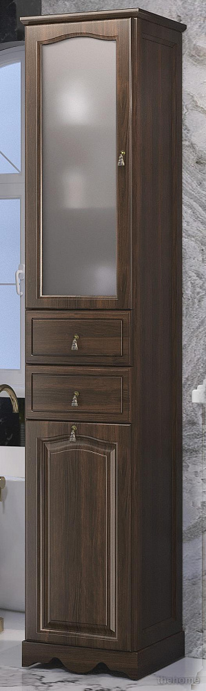 Шкаф-пенал Opadiris Риспекто 40 R орех антикварный - TheHome