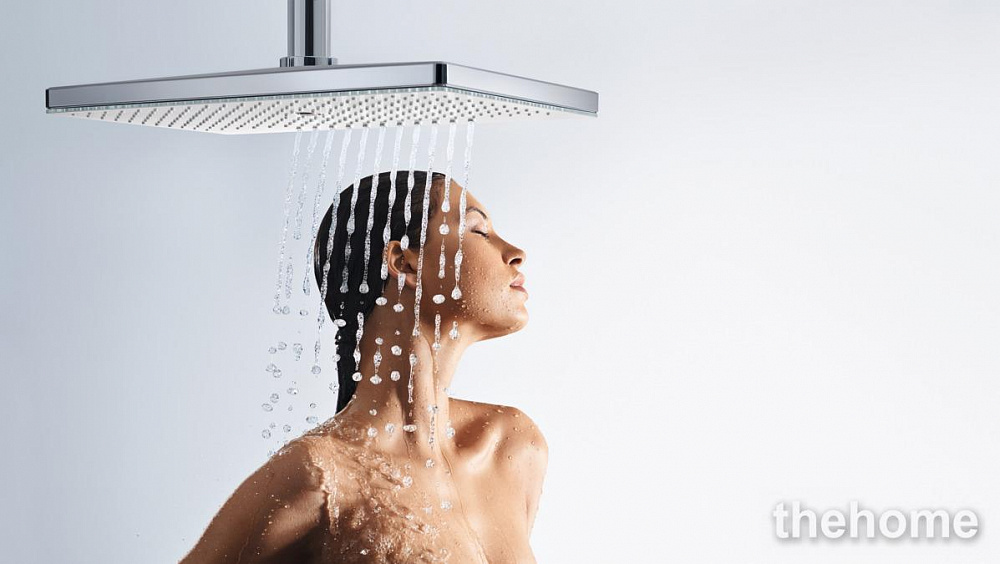 Верхний душ Hansgrohe Rainmaker Select 460 1jet 24002600, чёрный хром - 3