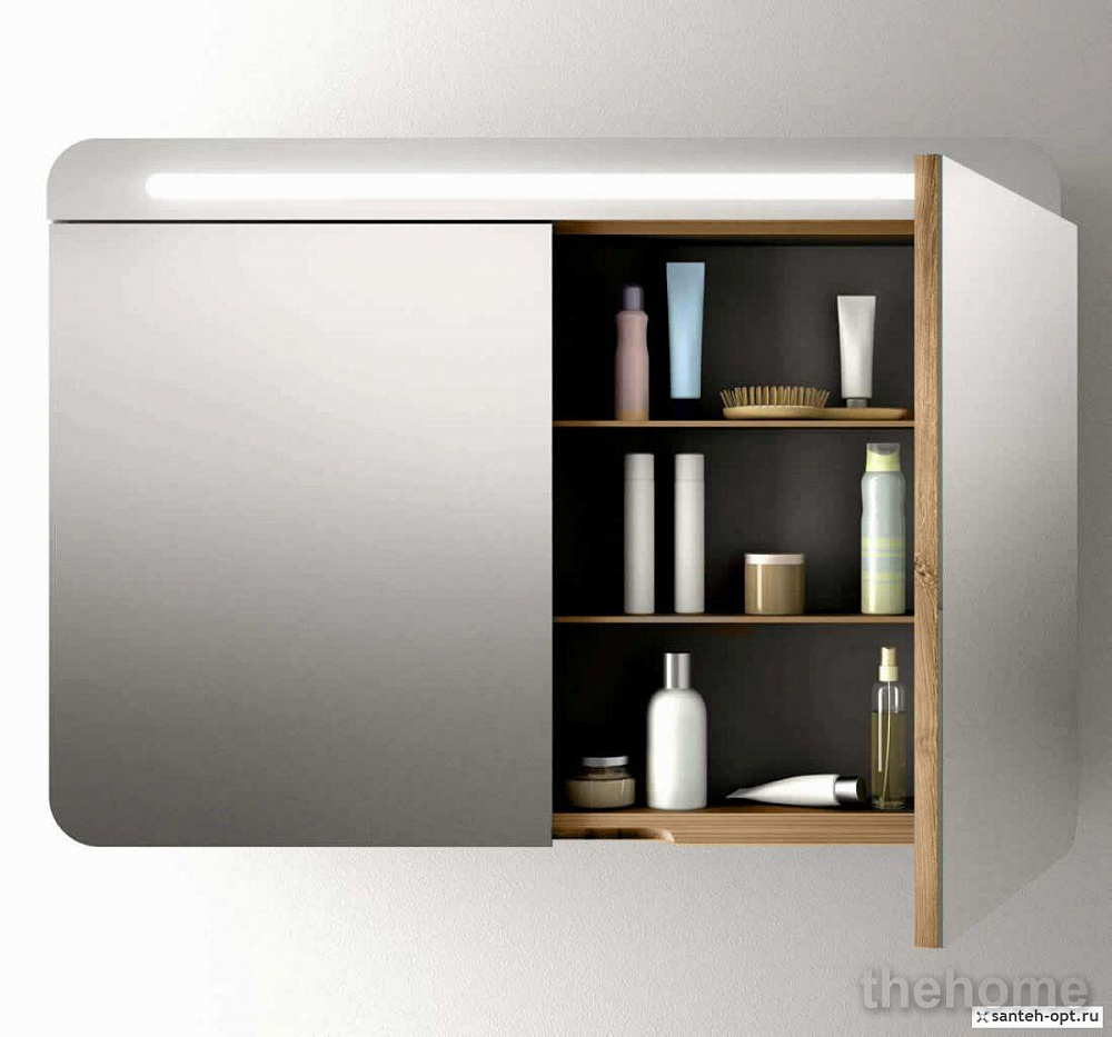 Зеркальный шкаф VitrA Sento 80 с подсветкой - 3