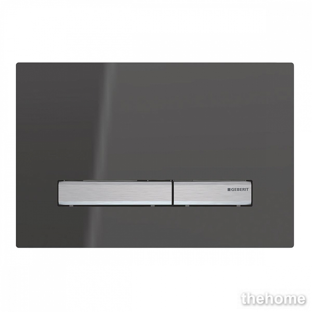 Клавиша смыва Geberit Sigma 115.788.SD.2 серая металл хромированный - TheHome