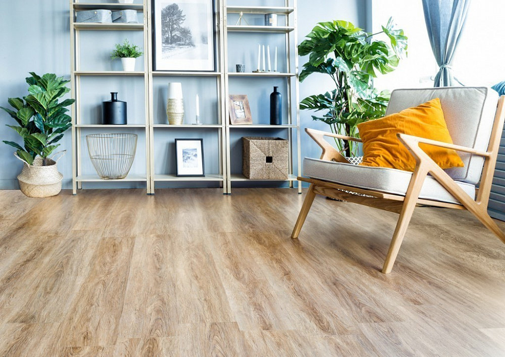 Кварц-виниловая плитка Alpine Floor Ultra Eco ДУБ РЫЖИЙ ECO 5-21 - TheHome