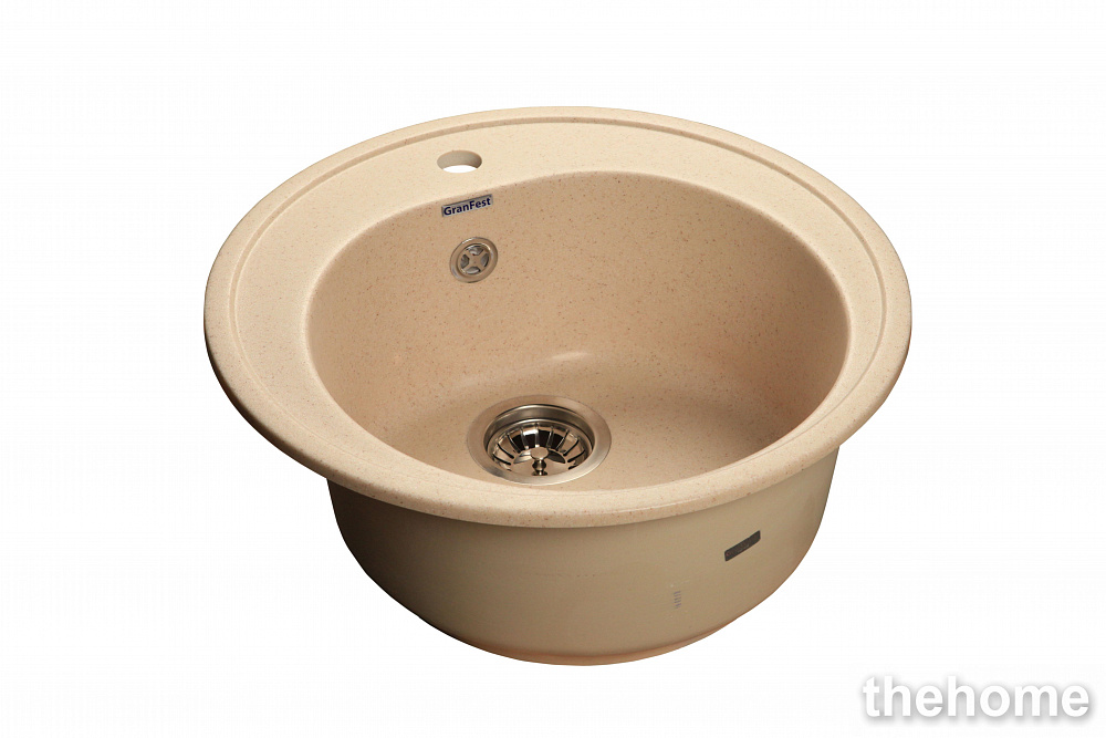 Кухонная мойка GranFest Rondo GF-R510 417516 бежевая - TheHome