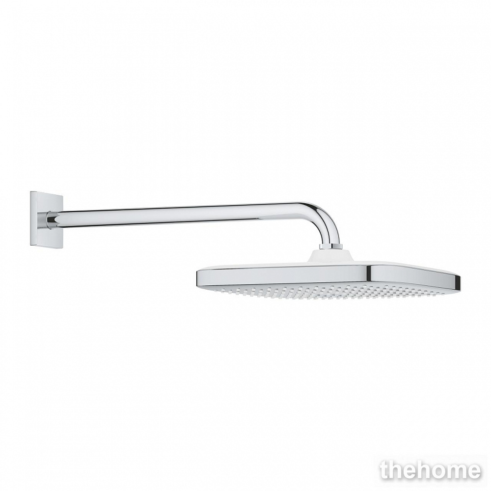 Верхний душ с кронштейном Grohe Tempesta 26687000, хром / белый - TheHome