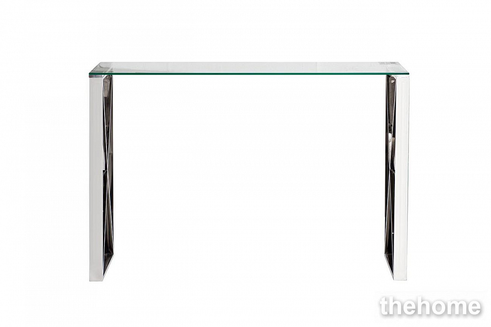 47ED-CST008 Консоль прозр.стекло/хром 120*40*78см Garda Decor - TheHome