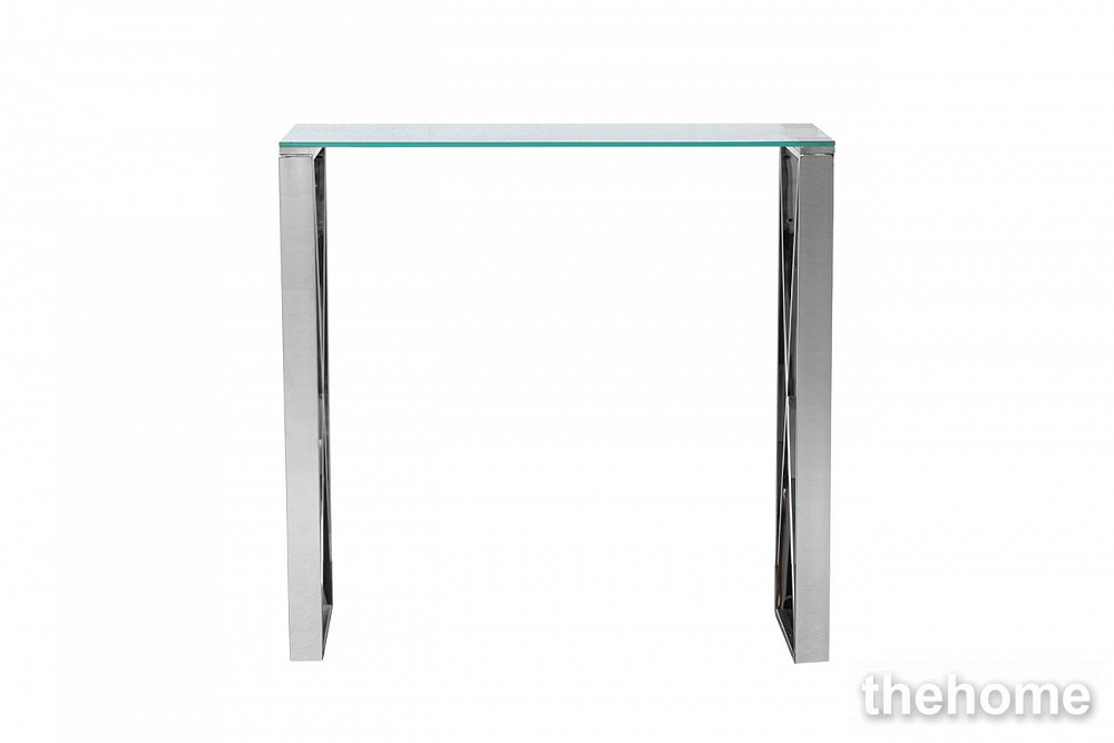 47ED-CST008/80 Консоль прозр.стекло/хром 80*30*78см Garda Decor - TheHome