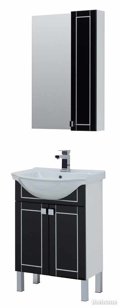 Зеркало-шкаф Aquanet Эрвин 60 00260306 черный - 4