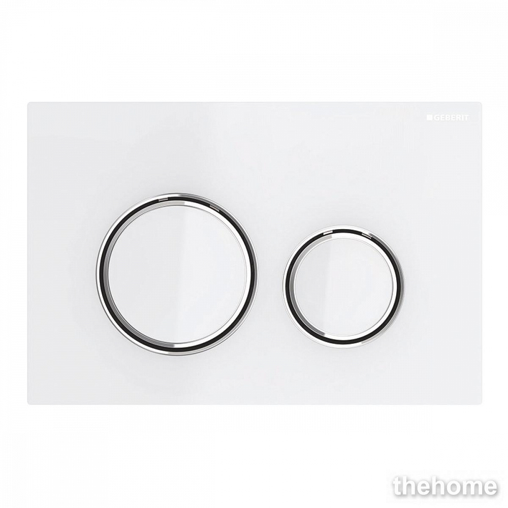 Клавиша смыва Geberit Sigma 115.884.SI.1 белая - TheHome