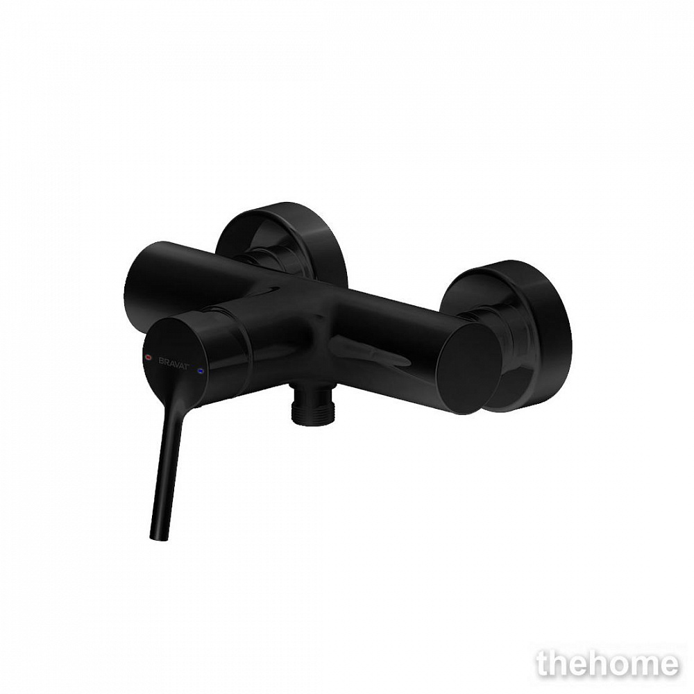 Смеситель Bravat Palace для душа F9172217BM-01-RUS черный - TheHome