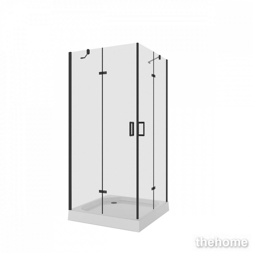 Душевой уголок Niagara Nova 68140811BLACK 100x100 см - TheHome