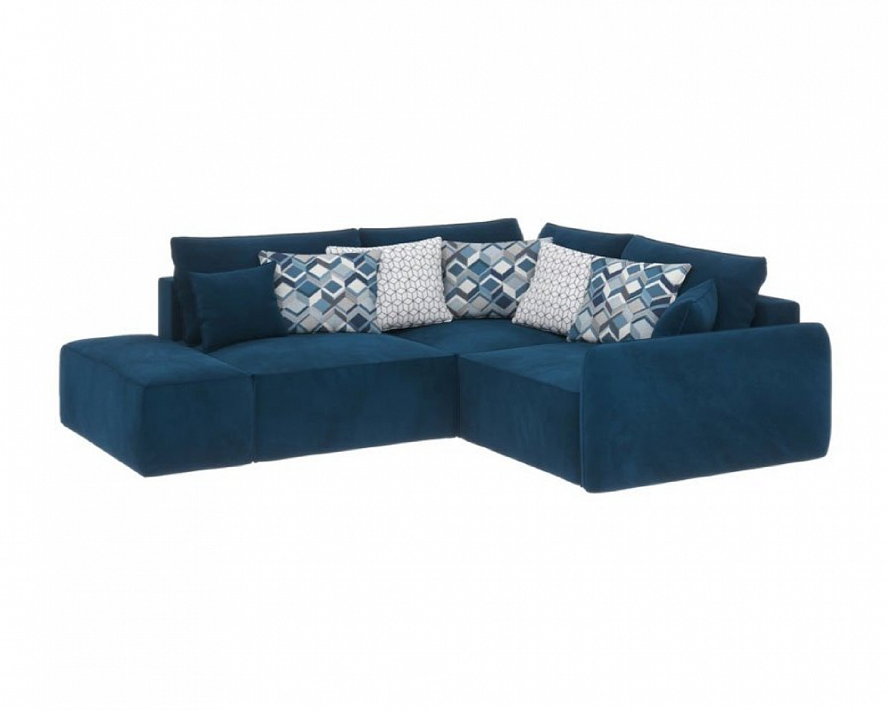 Диван угловой DeeOne Портленд-1 AAA41308003 синий - TheHome