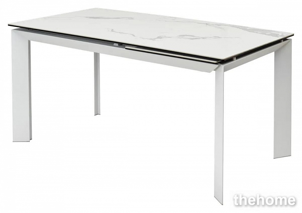 Стол обеденный М-Сити DECDF501THGSTATWHT140 белый - TheHome
