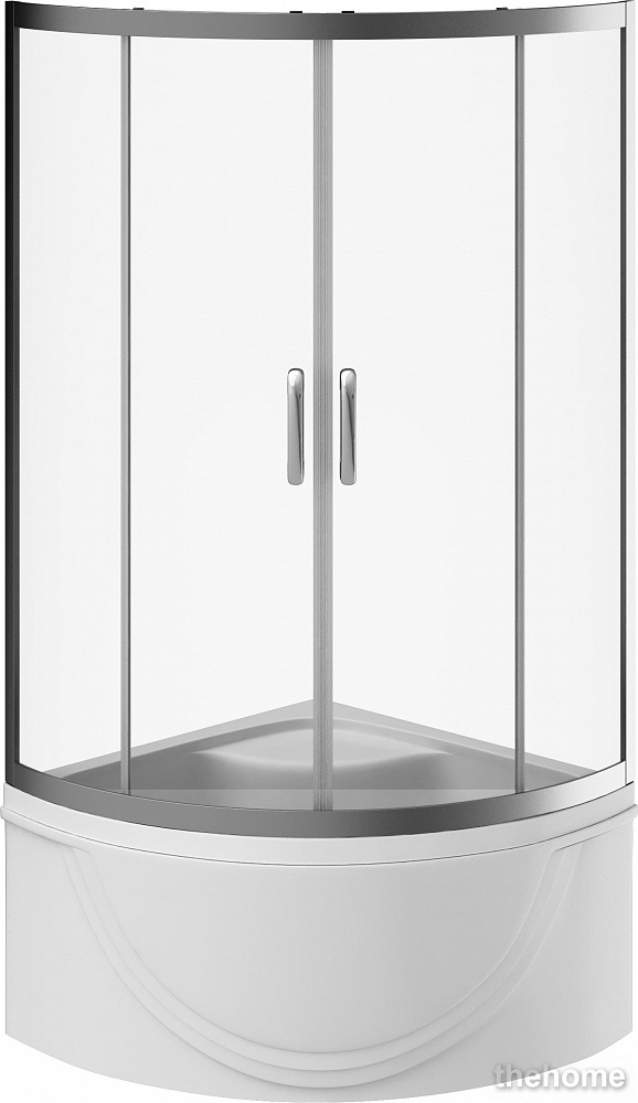 Душевой уголок Am.Pm Move W78G-609-090MT deep профиль матовый хром стекло прозрачное - 3