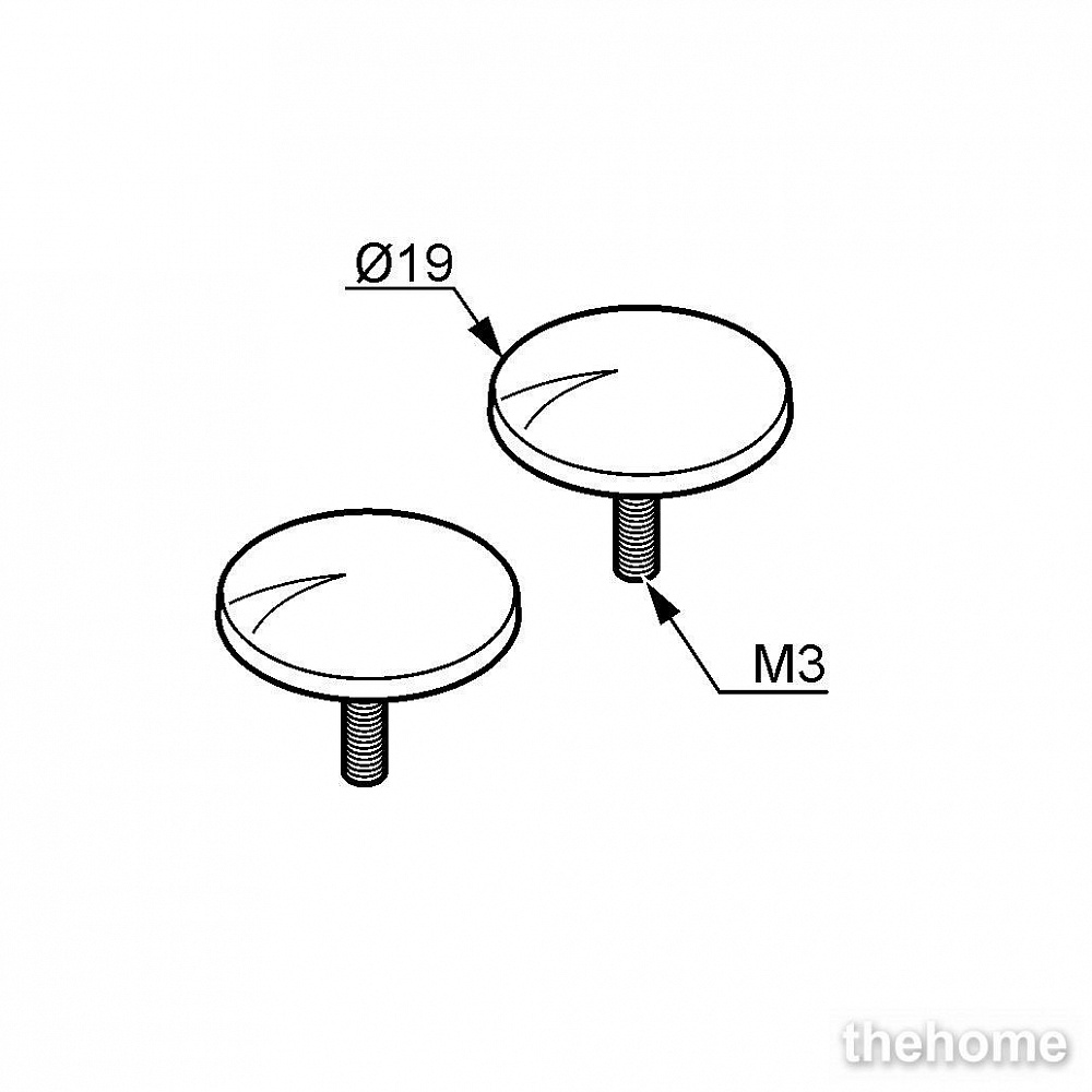 Набор винтов Kludi 7615605-00 хром - 2
