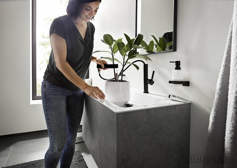 Смеситель Hansgrohe Finoris для раковины 76063670 черный - 11