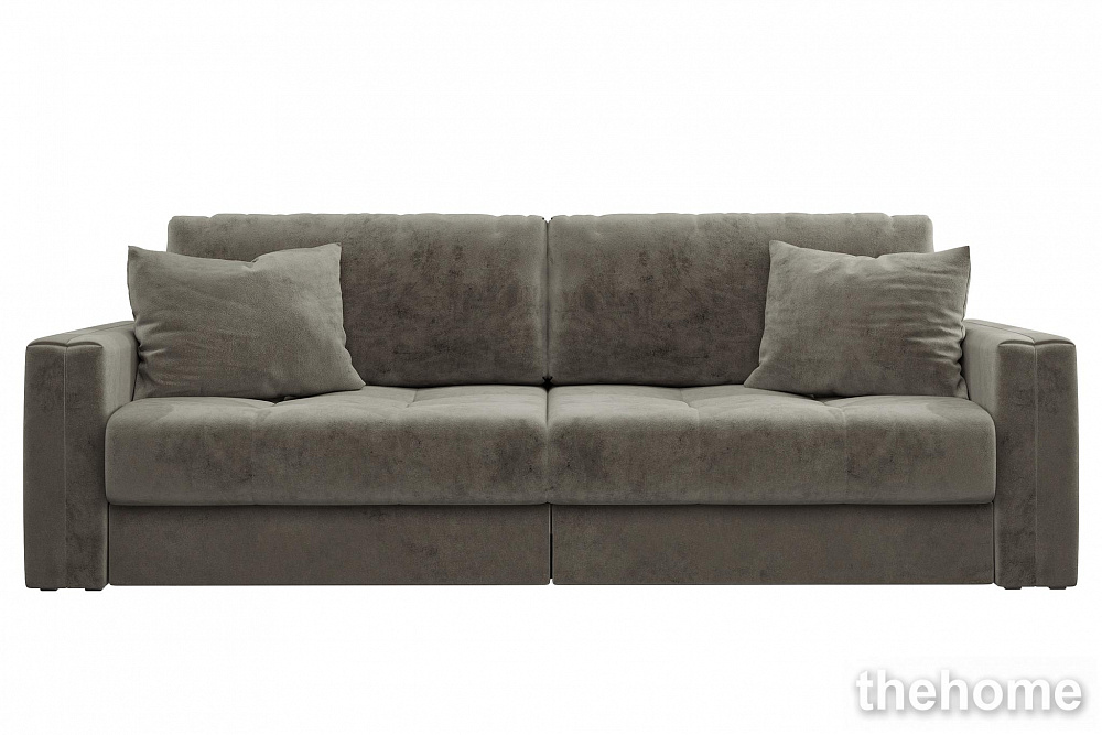 Диван прямой DeeOne Брайтон AAA41396002 серо-коричневый - TheHome