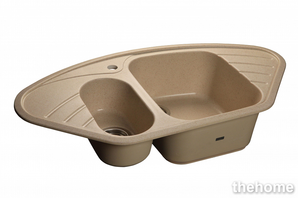 Кухонная мойка GranFest Corner GF-C960E 417612 бежевая - TheHome
