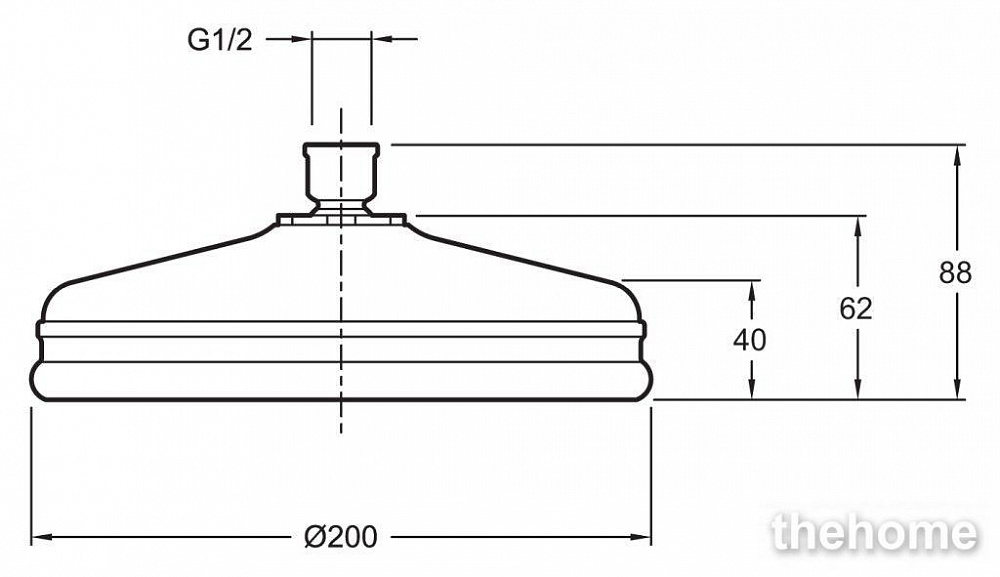 Верхний душ Jacob Delafon Katalyst E13692-CP - 3