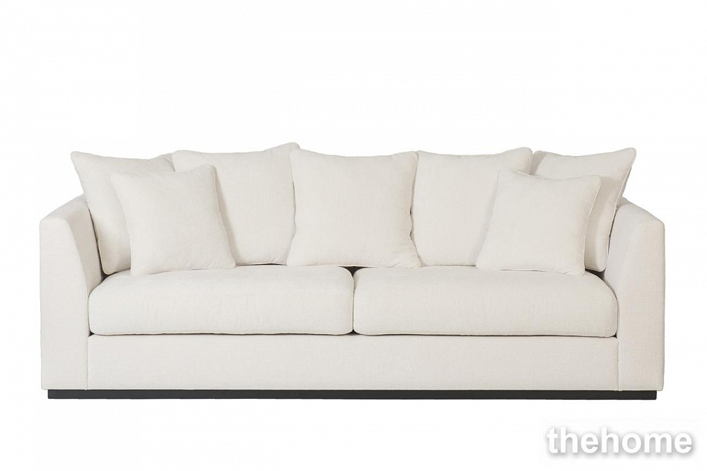 Диван Roberto трехместный, велюр кремовый Ant981 250*100*90см Garda Decor - TheHome